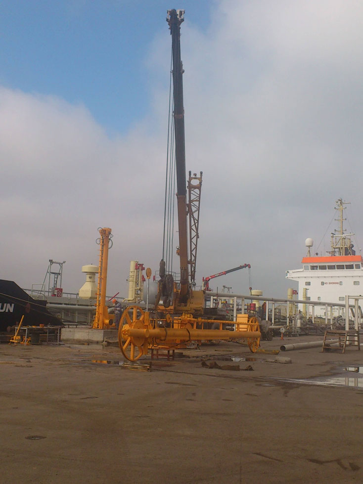 اولین بازوی بارگیری دریایی ساخت داخل