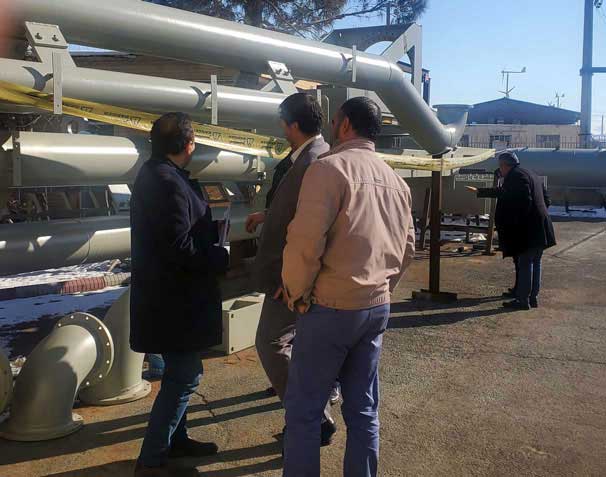 بازدید از بازوی بارگیری دریایی