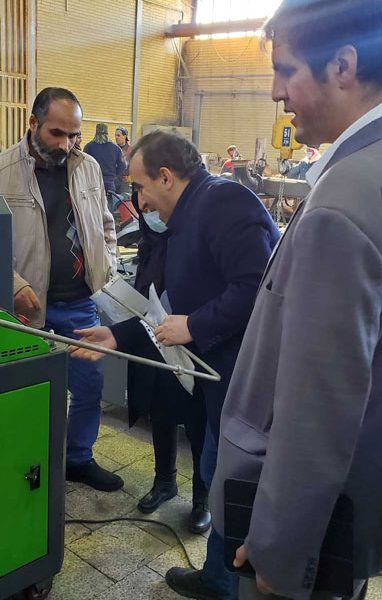 بازدید از بازوی بارگیری دریایی