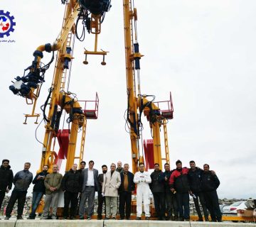 بازوی تخلیه و بارگیری دریایی انزلی